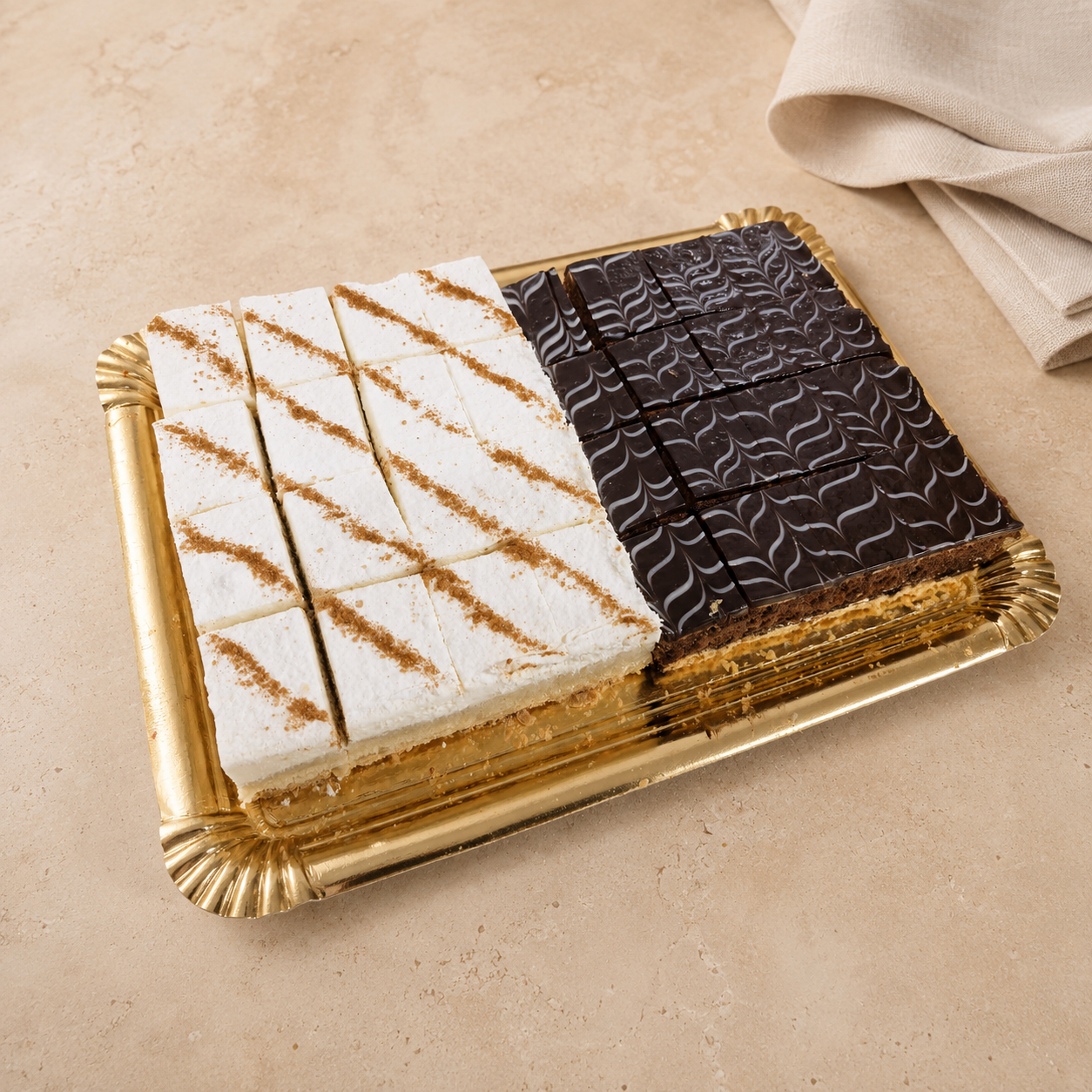 Milhojas Nata Chocolate - Confitería Sanfer