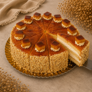 Tarta Porción Yema - Confitería Sanfer