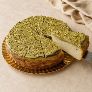Tarta Queso Natural Pistacho - Confitería Sanfer